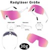 BamLom Cycling Glasses (Pink)
