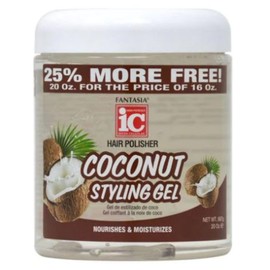 Fantasia Fantasia Ic Coconut Styling Gel Nourish and Moisturize, 20 Oz, 20 Ounce