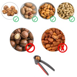 Anwenk Nutcracker Nut Cracker Heavy Duty Walnut Cracker Pecan Walnut Plier Opener Tool Top Grade