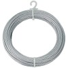 TRUSCO (TRUSCO) Electroplated Wire Rope Silver Φ4mm×10m Used when corrosion