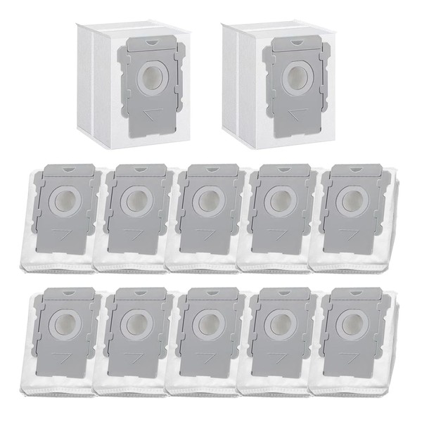 Omiracle 12 Pack Replacement Bags for iRobot Roomba i1+, i3+,