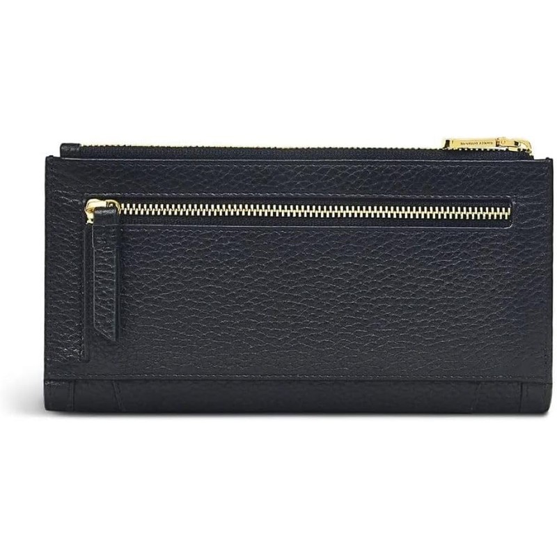 Radley Large Leather Matinee Purse Wallet Wood Street in Black