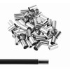 Pack of 200 End Caps, Silver End Caps, Bowden Cable