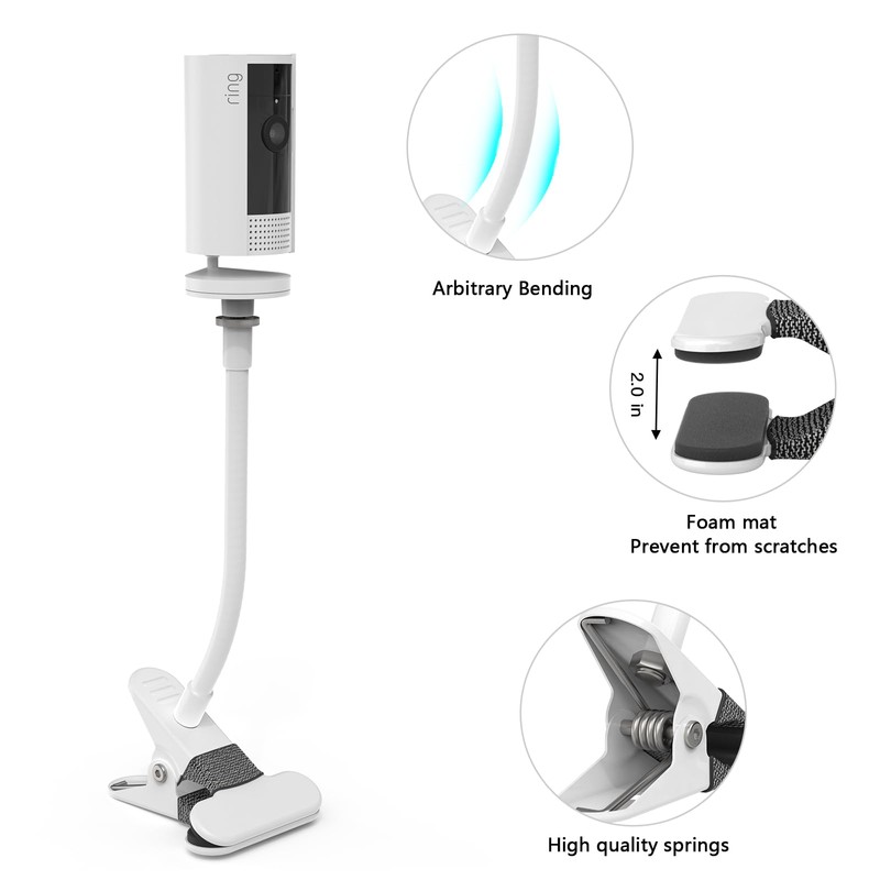 HOLACA Clip Mount Bracket Compatible with Indoor Camera (2nd Gen)