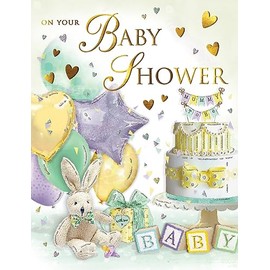 Regal Publishing Baby Shower Card - 8 x 6 inches - Piccadilly Greetings