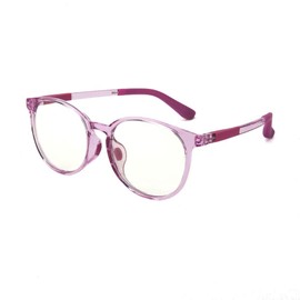 FEISEDY Kids Blue Light Blocking TPEE Rubber Flexible Anti-Glare Glasses for Boys and Girls (Age 3-13) B2650