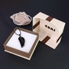COAI Unisex Surfer Chain Sharpener Pendant Obsidian