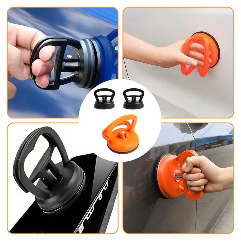 Car Dent Puller, 3 Pcs Suction Cups for Car Dent