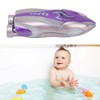 Miniature RC Boat With Bright Light Remote Control Stunt Boat