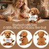 2PCS Positive Crochet Animals, Dog Ornaments For Home Office Decor