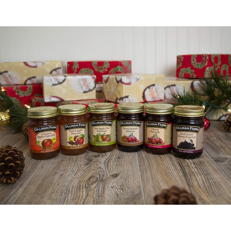 Dillman Farm 6 Piece Cherry and Apple Christmas Variety Pack