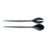 Krenit Salad Servers, Melamine, black, Standard