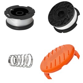 WNXBFO 3 Pcs Black and Decker Strimmer Spool, Decker Reflective Strimmer Thread Axis, Trimmer Thread Axis with Diameter Of 1.65mm, Compatible with Dual Automatic Feeding Spool Replacement