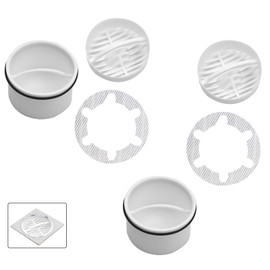 SI SEN Shower Drain Strainer Insert Hair, for Shower Replacement, Shower Hair Filter Strainer Insert, Compatible 6960, 6963, 6961, 6962 Hair Filter Strainer Insert Shower Drain Siphon