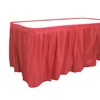 Party Dimensions Plastic Table Skirt, 29-Inches by 14-Feet - Red