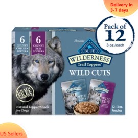 Blue Buffalo Natural Wet Dog Food Chicken and Beef Bites - 3oz/12ct - Default
