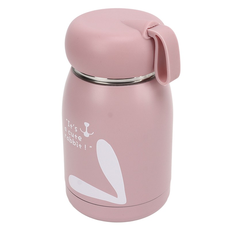 Children's Insulation Cup 12oz Double Wall Portable Rabbit Pattern Insulated