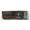 Foster Grant Derek BRN Men's Rectangular Readers with Case +2.75
