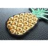 Pineapple Patch - 2x3.5 inch - Embroidered Iron on Patch