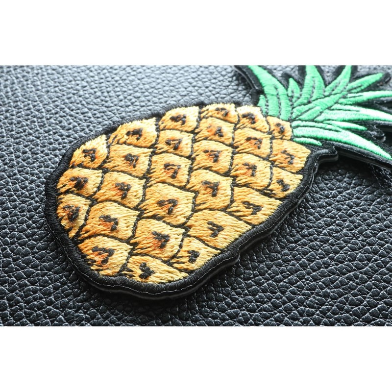 Pineapple Patch - 2x3.5 inch - Embroidered Iron on Patch