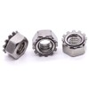 M5-0.8mm K-Lock Nuts, 304 Stainless Steel 18-8, Kep Lock Nuts