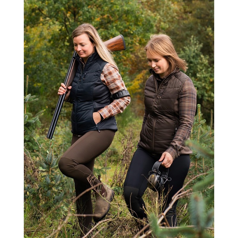 Deerhunter Lady Reinforced Tights Art Green, Green