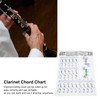 Clarinet Fingering Chart Clarionet Chords Poster Training Chart Musical Instrument