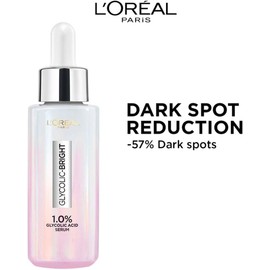 L'Oréal Paris Instant Glowing Serum, 1% Glycolic Acid, 2% Niacinamide Serum, Visibly Minimises Spots, Reveals Even Skin Tone, Glycolic Bright Skin, 30 ml