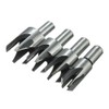 Yakamoz 8 Pieces HSS Taper Claw Type Wood Plug Cutter