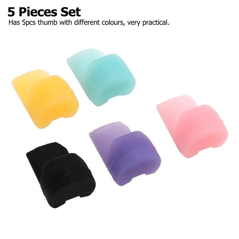 5Pcs Clarinet Thumb Rest Cushion Silicone Protector Instrument Accessory Set