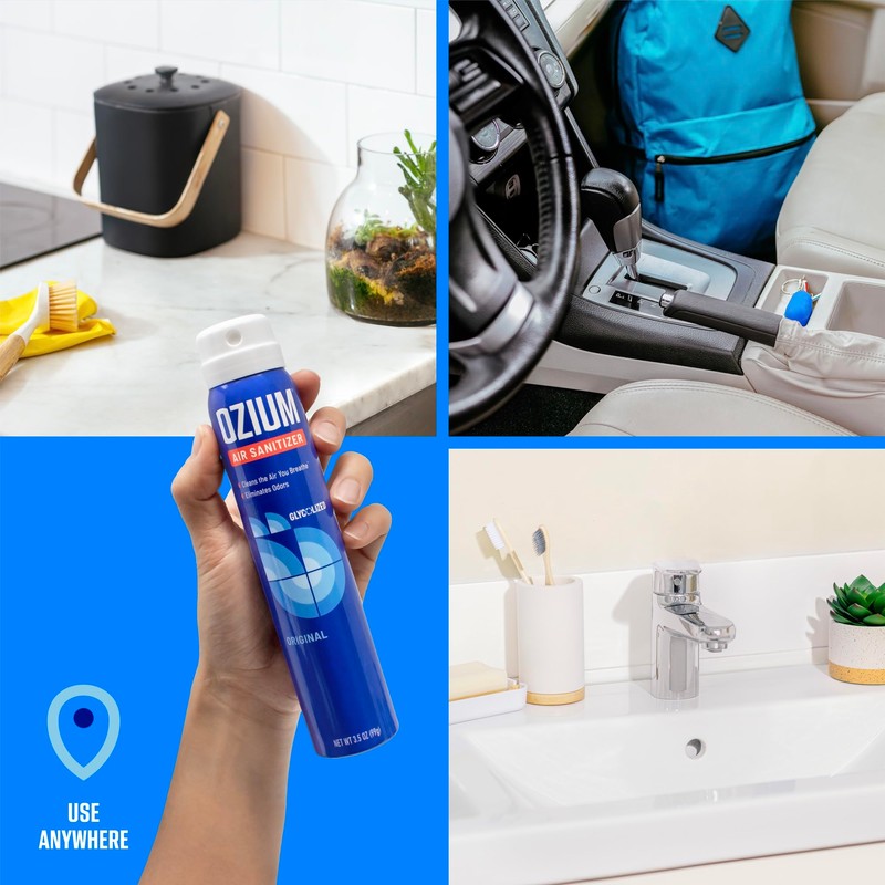 Ozium Air Sanitizer & Odor Eliminator for Homes, Cars, Offices