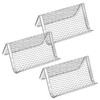 PATIKIL Business Card Holder for Desk, 3 Pack Metal Business