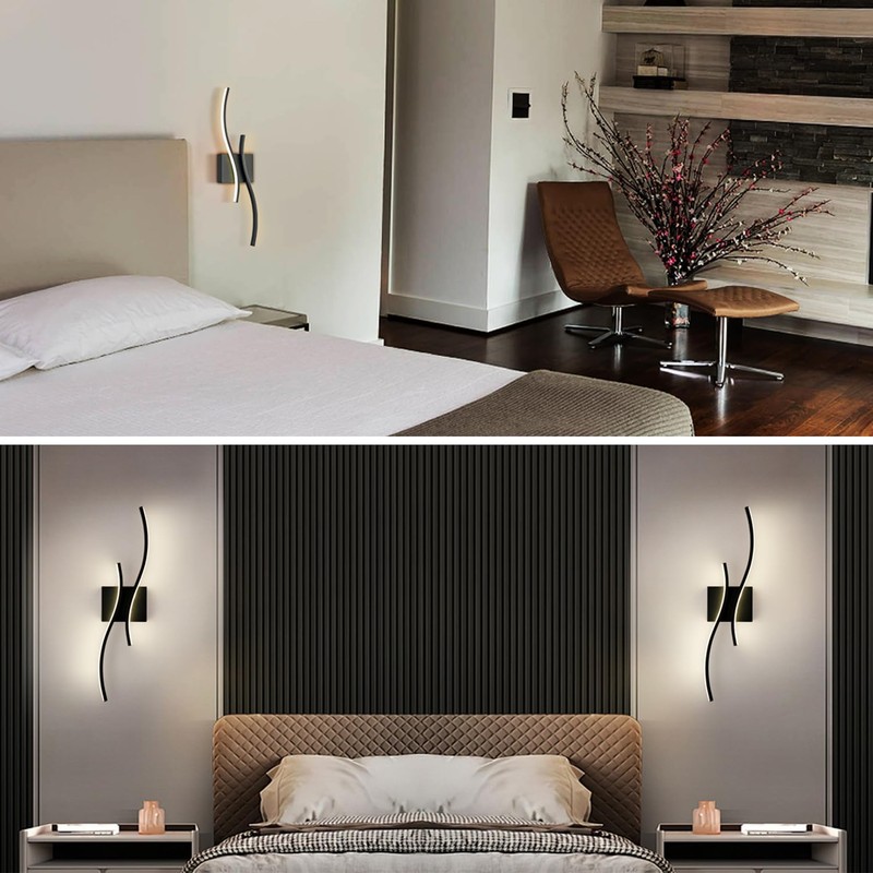TENGIANTS Modern Led Sconce Wall Lighting Indoor 24" Minimalist Industrial