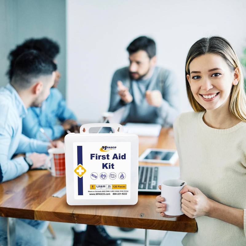 MFASCO 2021 ANSI/OSHA Approved Class B First Aid Kit Type