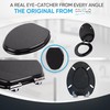 Sanilo Soft Close Toilet Seat ELONGATED, Quiet and Slow Close