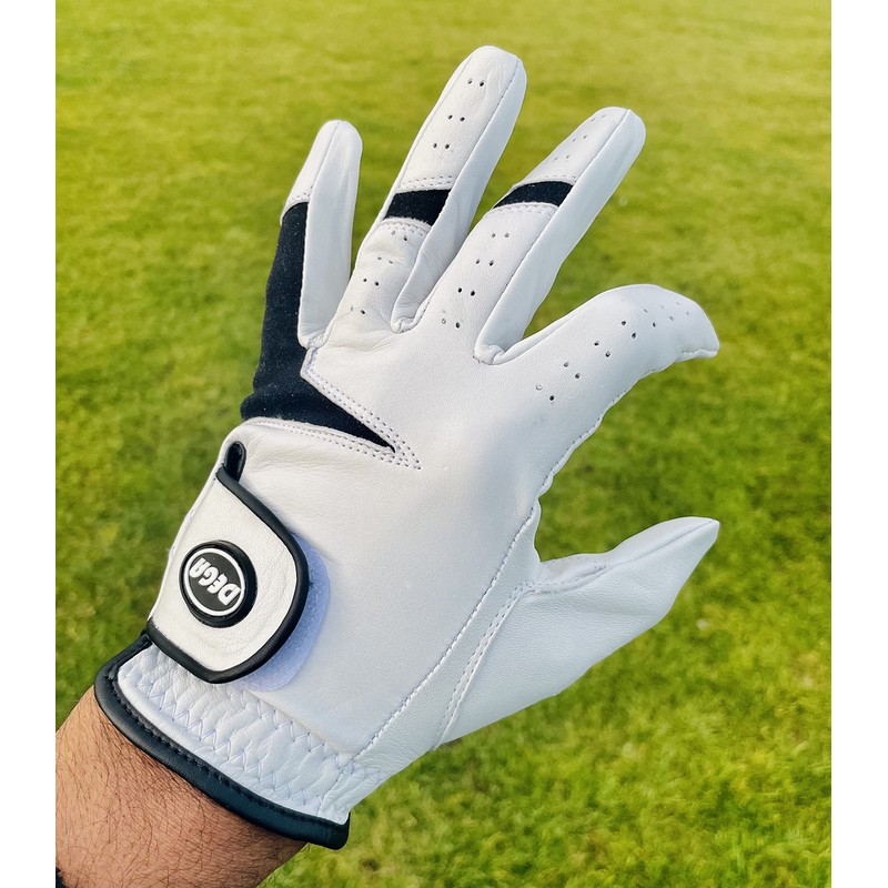 DEGA Golf Gloves 2 Pack 100% Cabretta Leather Golf Gloves