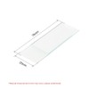 Labvida 100pcs Frosted Microscope Slides, Standard Grade, Dim.75x25mm(2.95''x0.98''), 90° Corners,