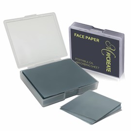 STHIRA Papeles Faciales de Arroz para Piel Grasa, 300 Hojas de Papel Absorbente de Aceite Facial de Bambú Natural Carbono, de Belleza Herramientas para Piel Grasa, con Espejo y Almohadilla para Polvos