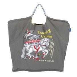 Ball & Chain 321105 Ball & Chain Genuine Product L C. CARNIVAL CARNIVAL Shopping Bag (L, C.CARNIVAL/C.GRAY)
