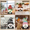 Gnome Interchangeable Wooden Decor,Seasonal Holiday Gnome Decoration with Magnet Pieces