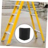 LALAFINA 4pcs Non Slip Ladder Feet Covers Durable Rubber Replacement