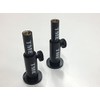 TMC 2 x Anodized Aluminium Stage stands with locking nuts,