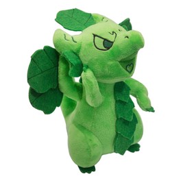 SixthLeafClover Minty Dragon 9" Cute Soft Stuffed Plush Toy Animal, Good Luck, Collectible Adorable Gift