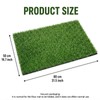 Minicoco Artificial Fake Grass Door Mats Garden Doormat Outdoor Rug