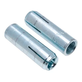 M16 Drop In Anchor Knurled Expansion Anchor Female Thread Steel 16mm x 65mm Drop in Bolt Sleeve Plug Machine Stud Wedge Anchor for Concrete Concrete Stone Brick Wall (Pack of 10)