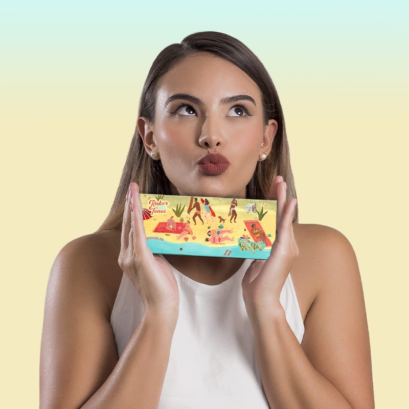 Yuya - Republic Cosmetics Paleta de Rubores Tres Tonos "Besos