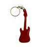 FTWDesign Electric Guitar Keyring in Red, red