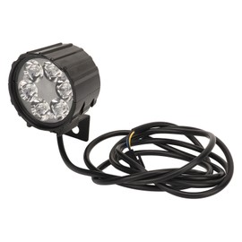 Cycling Horn Headlamp Waterproof 12‑72V Aluminum Electric Bike Front Light for Accessory