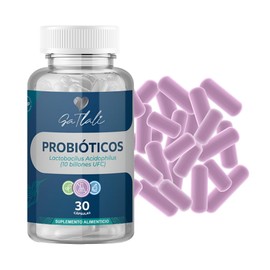 Lactobacilos Probiótico Para Mujeres Capsulas Vegana 30 500mg Ga Tlali 10 Billones Probiotico Beneficios - Inulina de Agave - Apoyo Digestión,...     