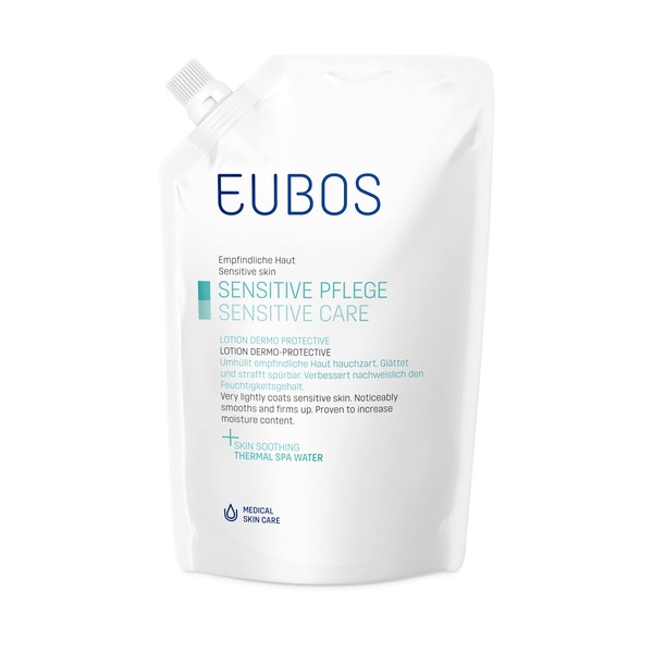 Eubos Dermo Protective, 400 ml, refill bag, for normal to dry skin compatibility, dermatologically tested